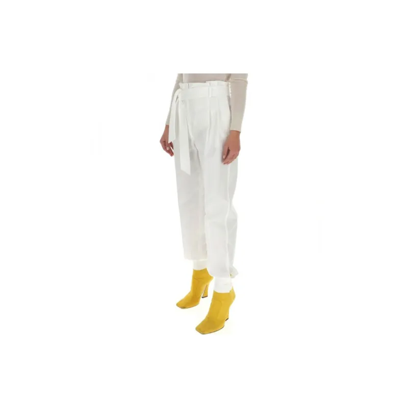 MaxMara Eburnea Belted Trousers-3