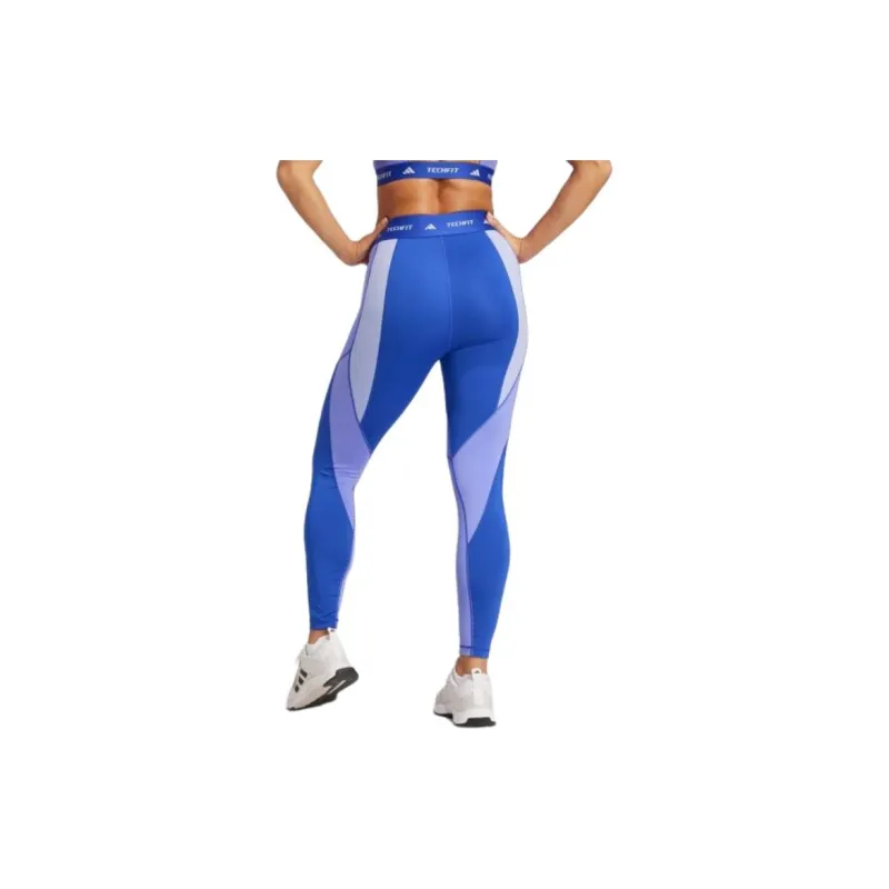 Adidas Free Shipping With AdiClub Techfit 7/8 Colorblock Leggings-2