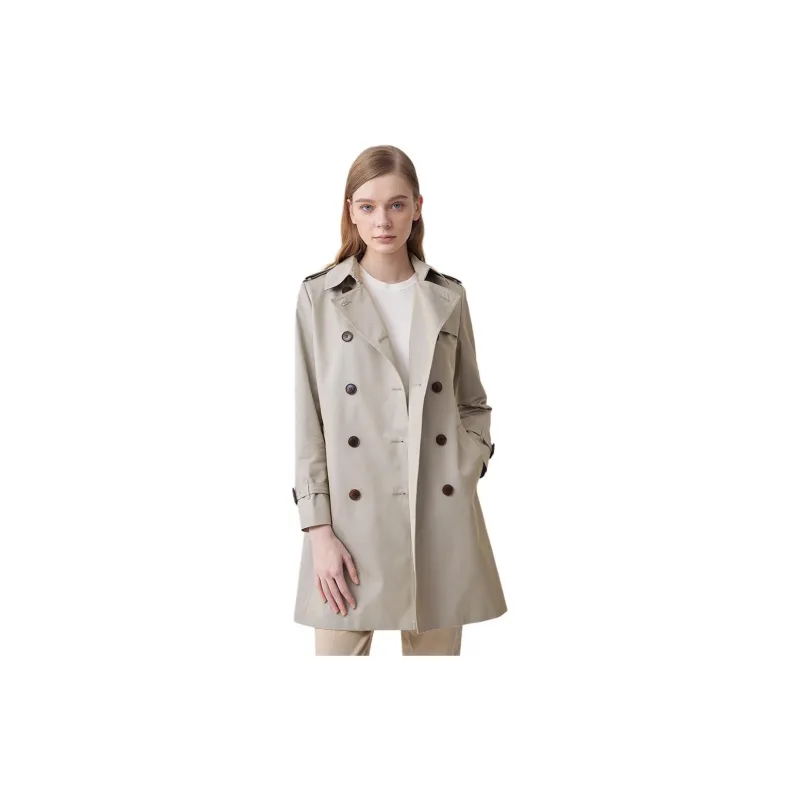 HAZZYS Trench Coats Women's-5