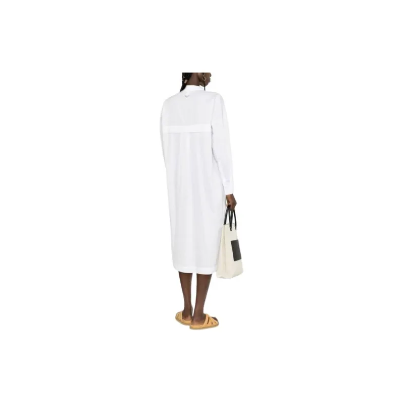 TIBI Long-Sleeved Dresses Women's White-3