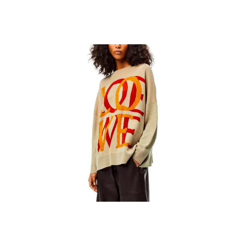 LOEWE 2010s Logo intarsia Sweater-2