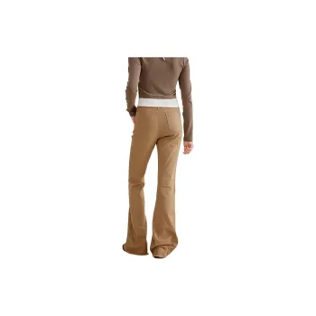 A21 Jeans Women's Coffee Green