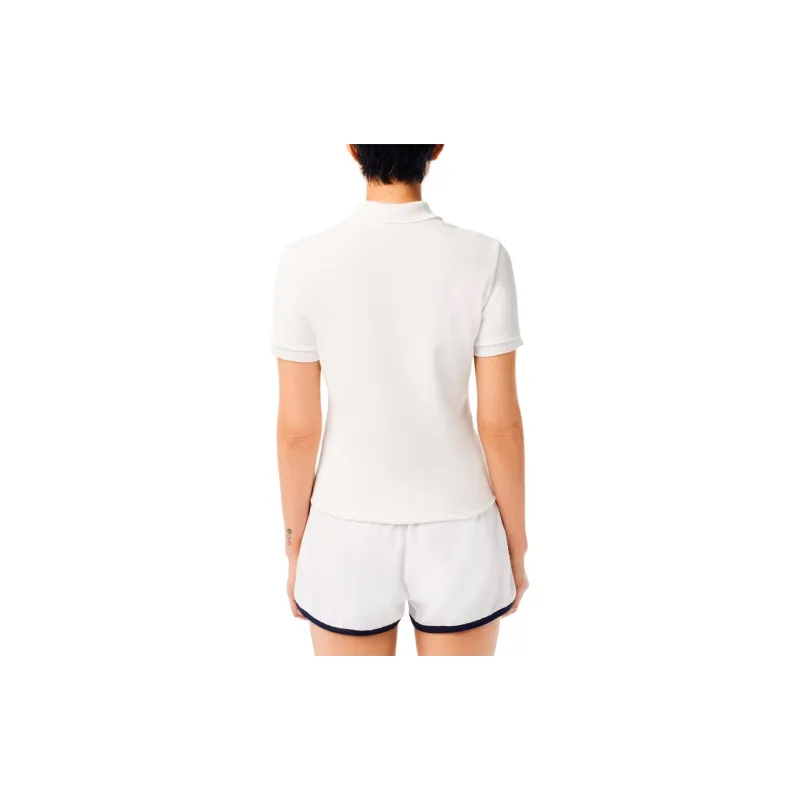 LACOSTE Polo Shirt Women's White-3