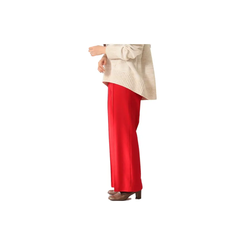 Beams Casual Pants Women's Red-4