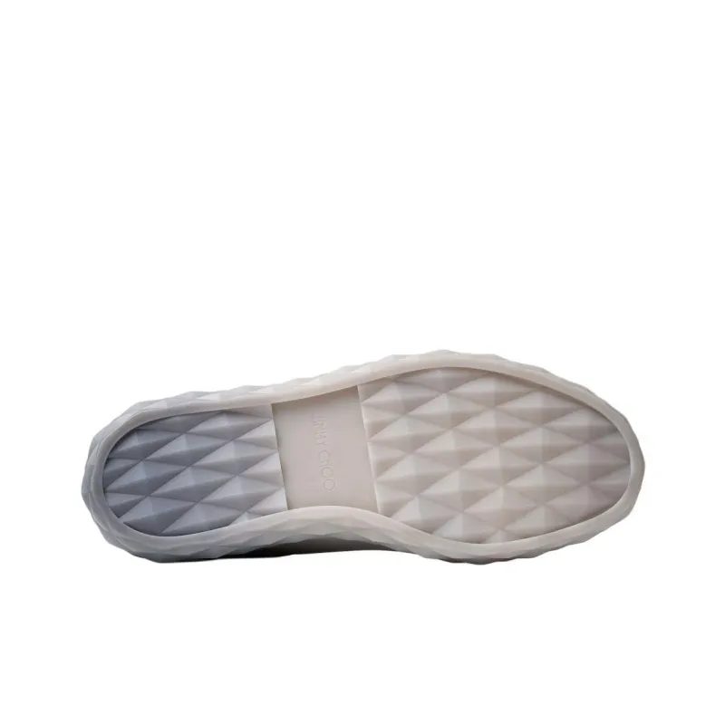 Jimmy Choo Diamond Light Low Top Skateboard Shoes Men's Gray-4