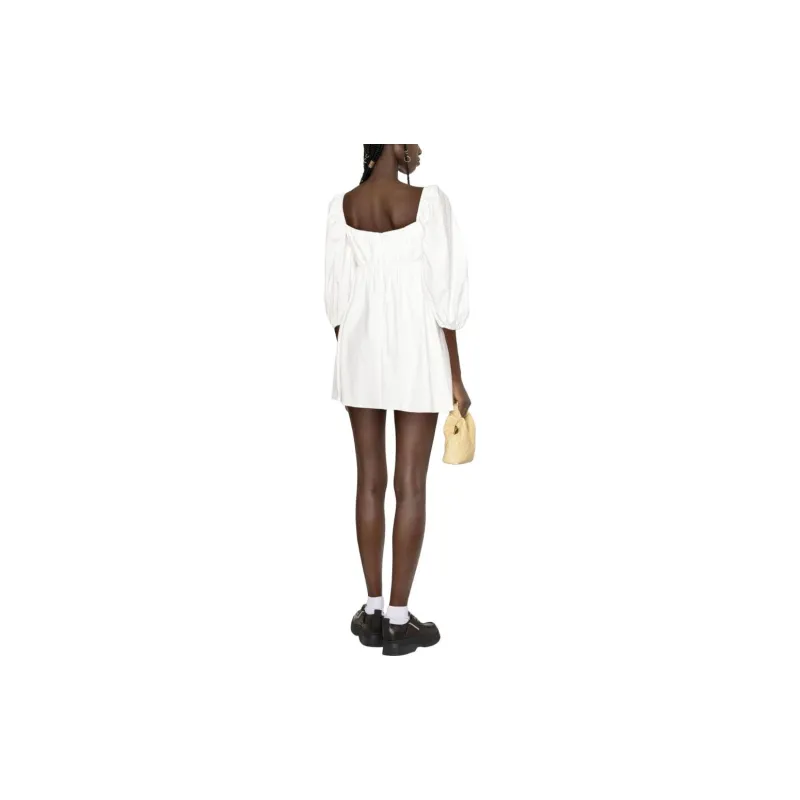 Reformation Long-Sleeved Dresses Women's White-2