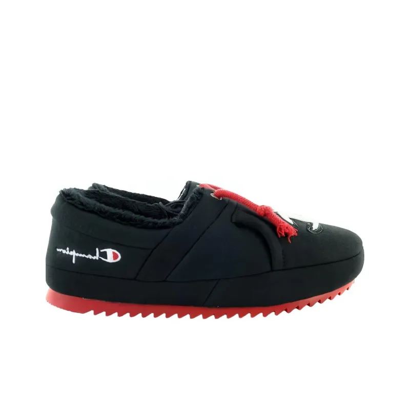 Champion University II Lightweight Warm Kids Lifestyle Shoes Black Red Teenagers-1