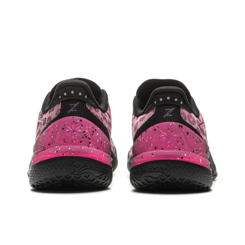LiNing Knife 5 Slip Resistant Rebound Coverage Low Top Performance Basketball Shoes Men's Black Pink-5