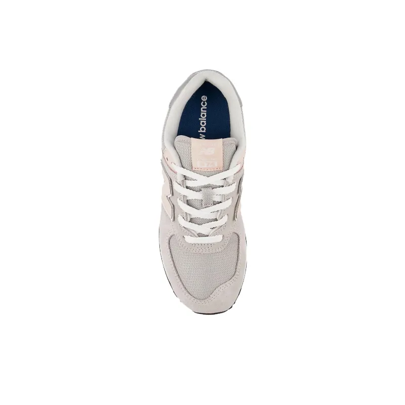New Balance NB 570 Core Cushioning, Wear Resistant Low Top Kids' Running Shoes Gray Pink Teenagers-3