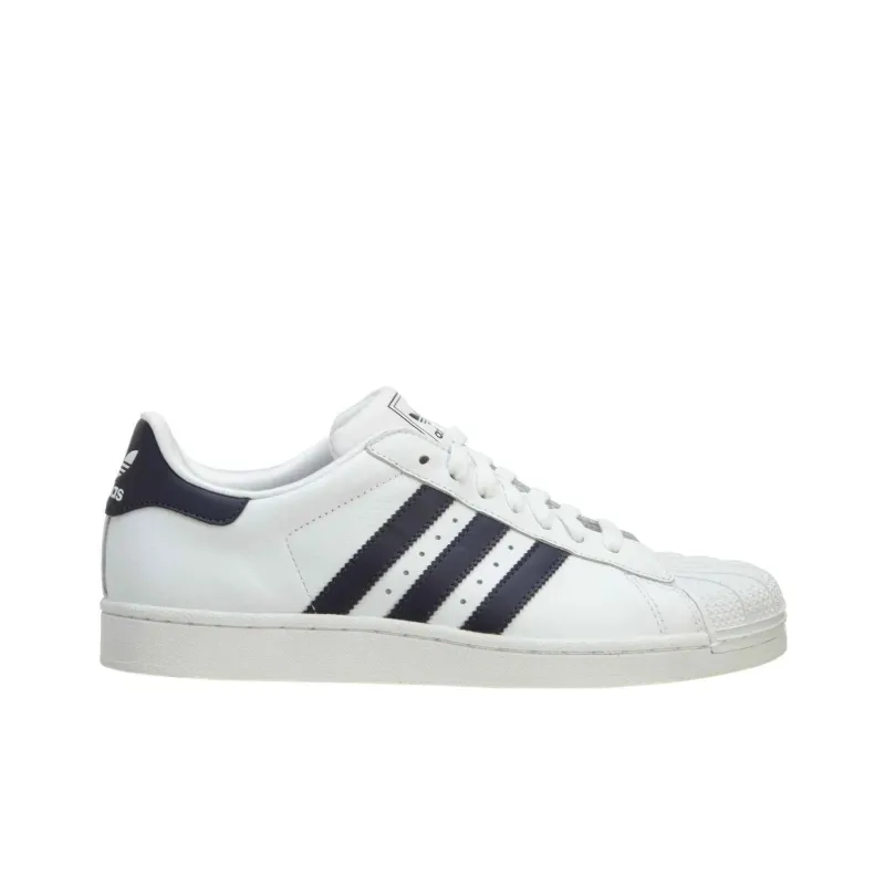 Adidas Superstar 2 J Cushioned Wear-Resistant Breathable Low-Top Kids' Skateboarding Shoes Black White Teenagers-1