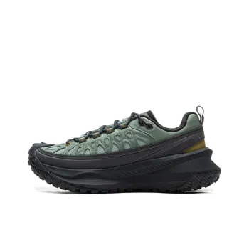 LiNing Cushioning Anti Slip And Wear Resistant Low Top Casual Running Shoes Unisex Green Black