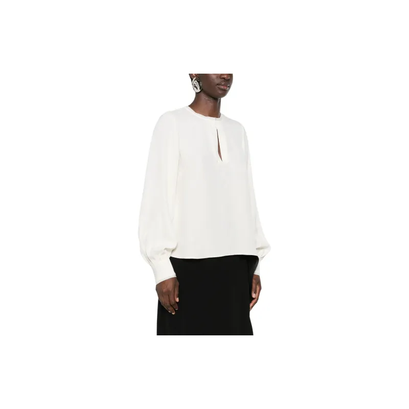 Ulla Johnson Greta Crepe Blouse-1