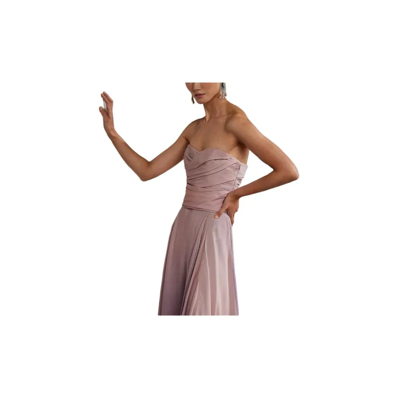 Ralph Lauren Collection SS24 Sleeveless Dress Women's Light Purple-2