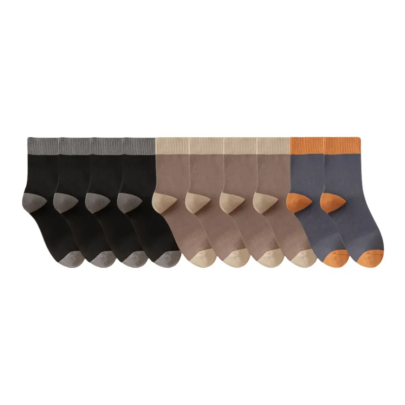 Lan Miao Mid Calf Socks Men's 10 Pack-4