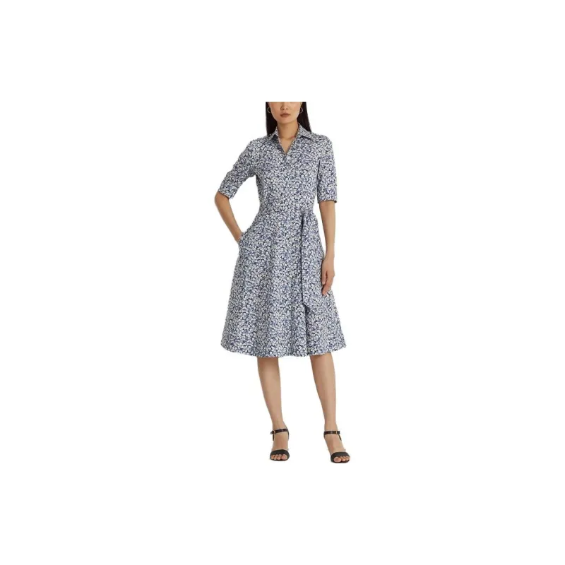 Polo Ralph Lauren Short Sleeved Dress Women's Multicolor-1