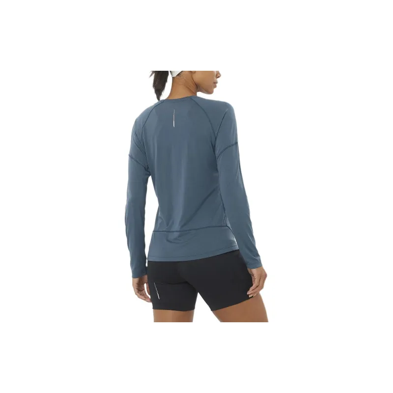 SALOMON CROSS RUN T-Shirt Women's Midnight Navy-3