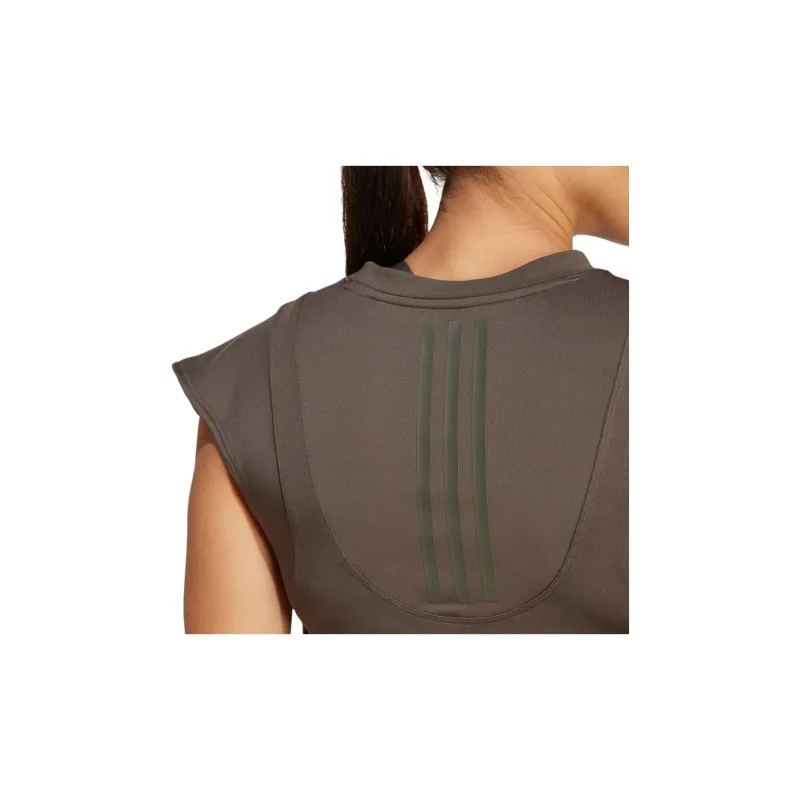 Adidas Tank Tops Women's Dark Olive-4