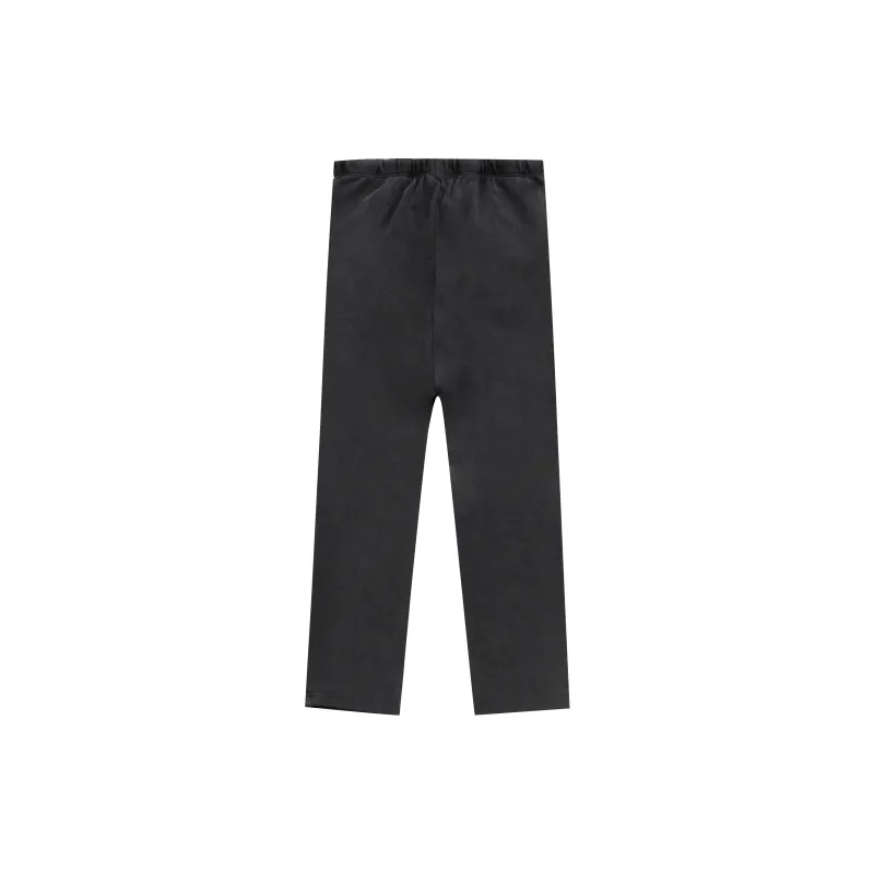 False Perception Casual Pants Unisex Washed Black-1