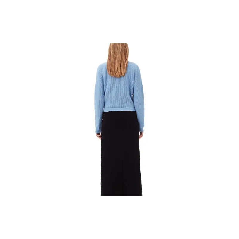 GANNI FW23 Knitwear Women's Pink Blue-2