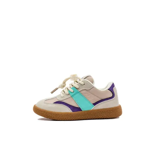 KAPPA KIDS Lightweight Low-Top Kids' Skateboarding Shoes Beige Kids'