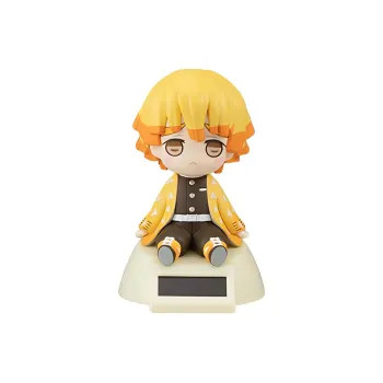 FURYU Demon Slayer  Kimetsu No Yaiba Solar Car Ornament Zenitsu Agatsuma Bonus Gifts 11cm
