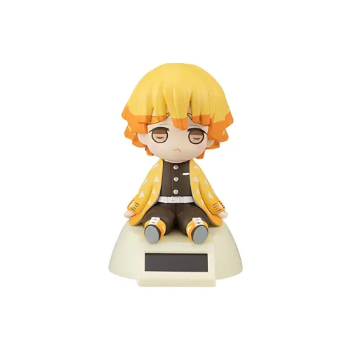 FURYU Demon Slayer  Kimetsu No Yaiba Solar Car Ornament Zenitsu Agatsuma Bonus Gifts 11cm