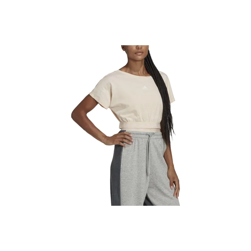 Adidas Crop Tops Women's Orange-3
