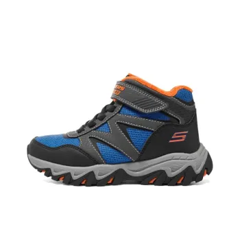 Skechers Mid Top Kids' Running Shoes Blue Orange Teenagers