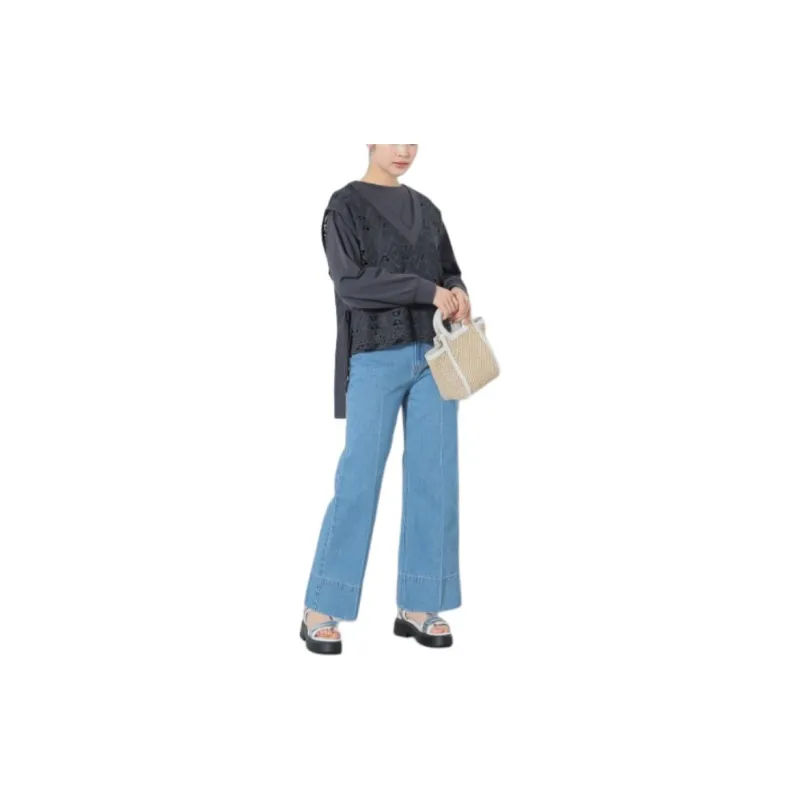 Beams Sweatshirt Women's Charcoal Black-2