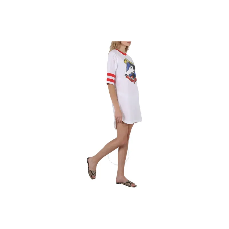 MOSCHINO Short Sleeved Dresses Women's White-1