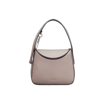 CALVIN KLEIN Recycled Polyester Handbag Small Size Women's Gray Pink