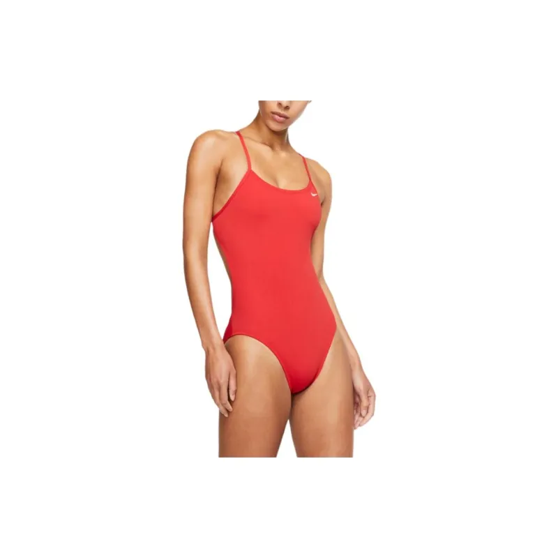 Nike Cut Out One piece Swimsuit Women's University Red-1