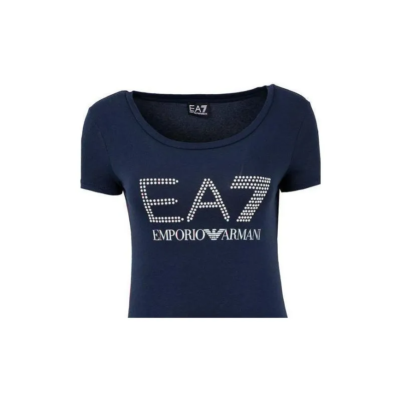 EMPORIO ARMANI Regular T Shirt Women's Marine Blue-2