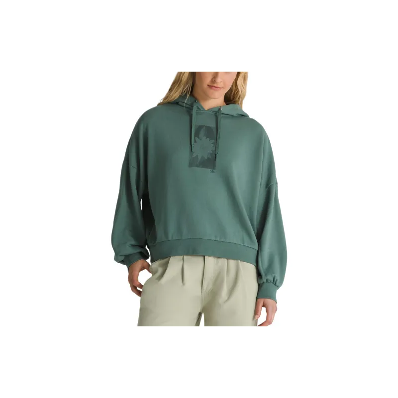 Vans Pampas Loose Pullover Hoodie Sweatshirt Women's Deep Forest-1