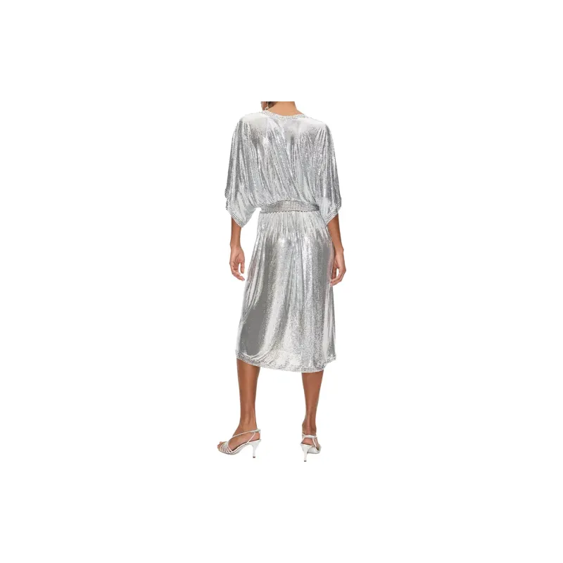 Rabanne H&M Metal Mesh Dress Silver-3