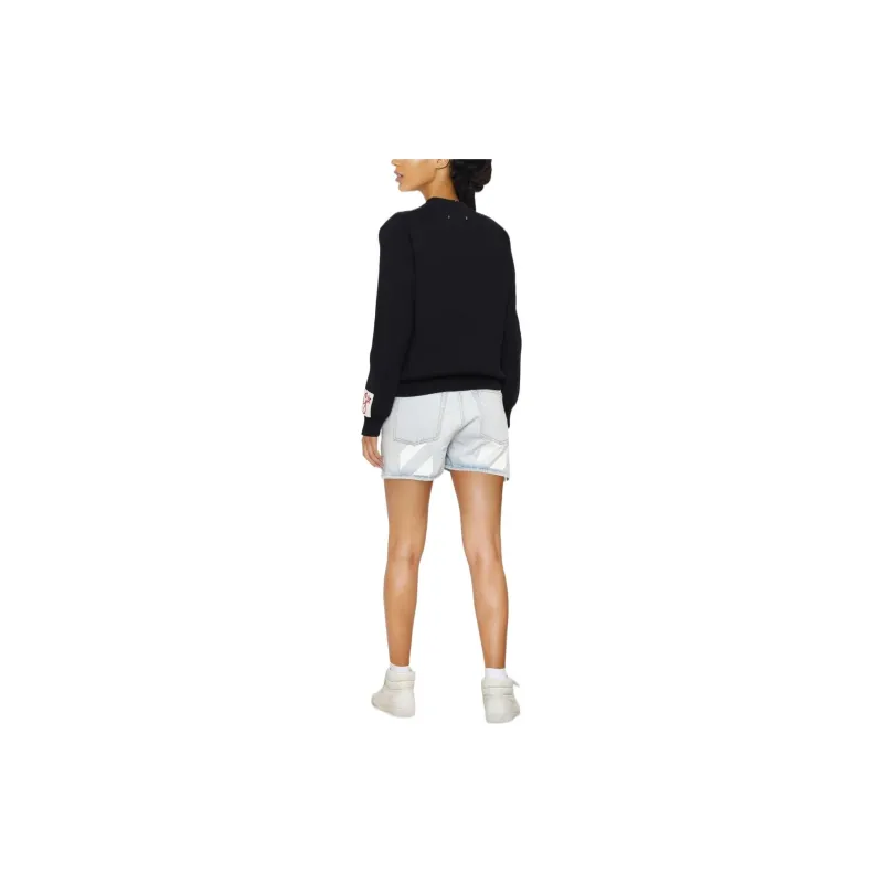 Golden Goose Distressed Logo Patch Jumper-6