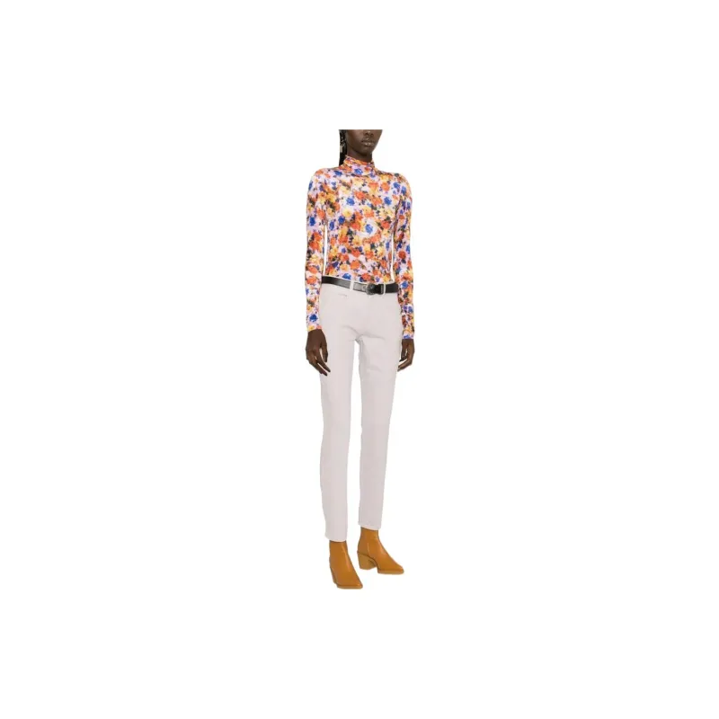 ISABEL MARANT Logo Patch Straight Leg Jeans-3