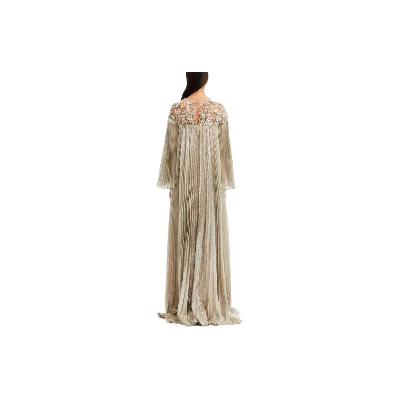 OSCAR DE LA RENTA SS24 Long-Sleeved Dresses Women's Silver-2