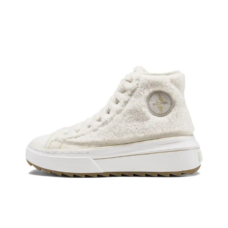 Skechers Court Classics Ankle Boots Women's Ivory-0
