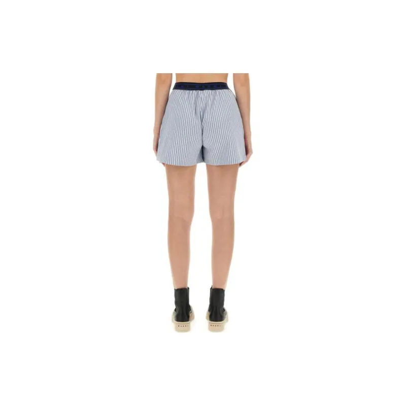 MARNI Stripe Jersey Jacquard Pants 'Vivid Blue'-3