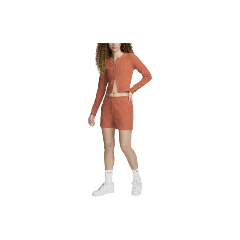 Nike Sportswear Chill Rib Women's High Waisted Slim 3' Shorts-2