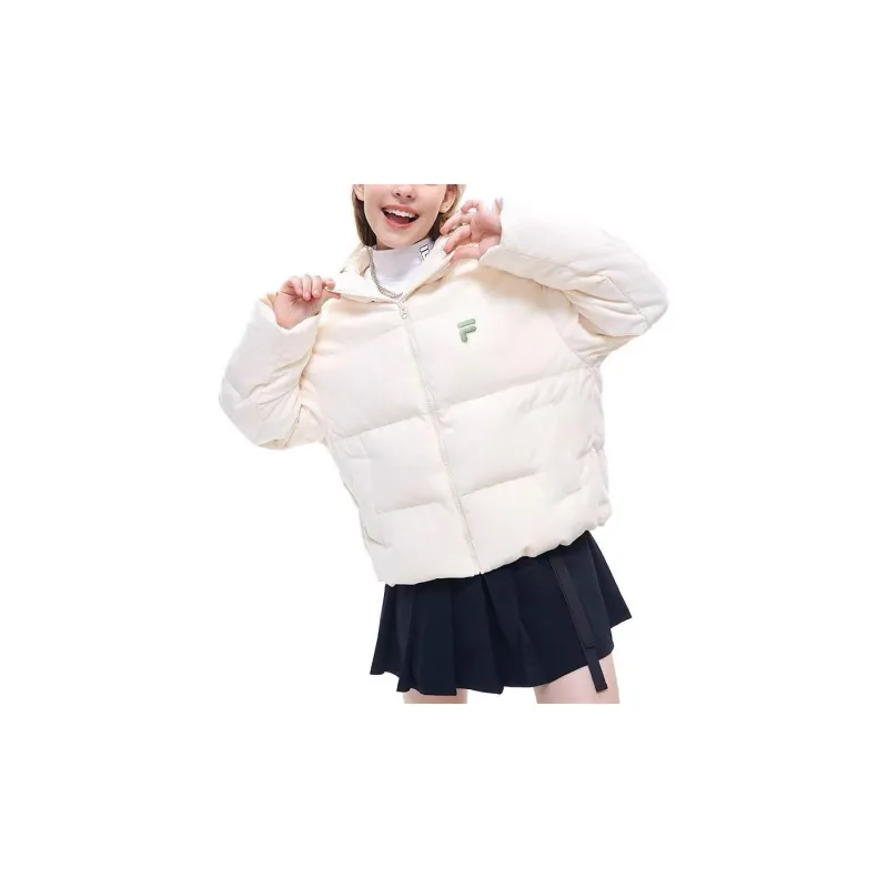 FILA FUSION Down Jacket Women's Olive White-3