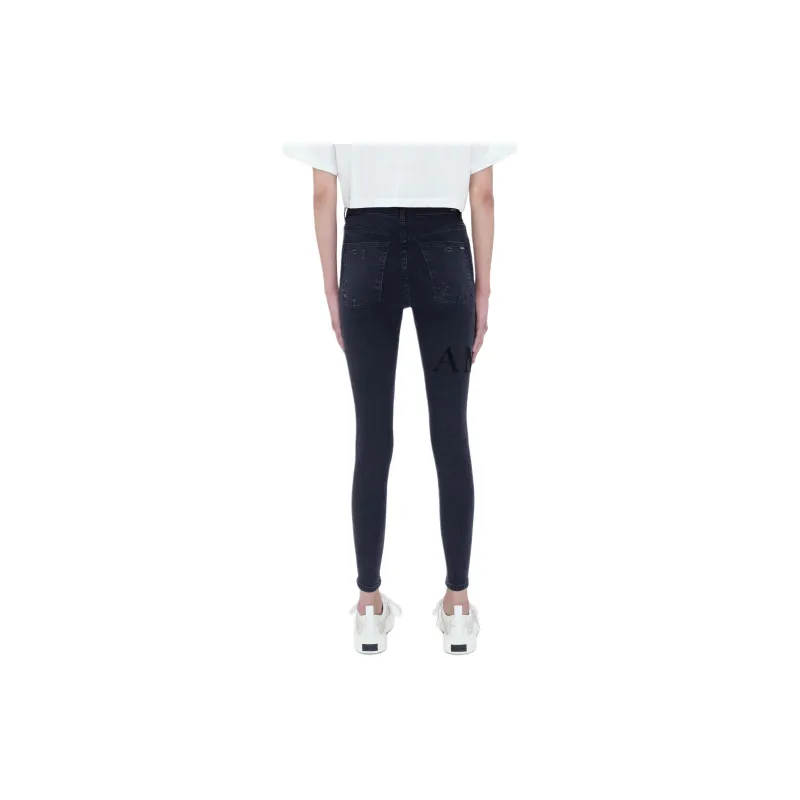 AMIRI Serif Logo Jean Jeans Women's Marine Blue-1