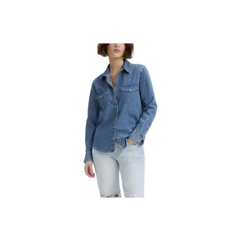 Levi's Shirt Women's Light Blue-2