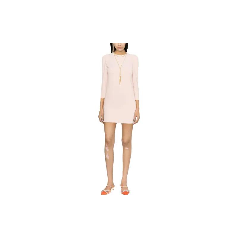 Elisabetta Franchi Long-Sleeved Dresses Women's Pink-1