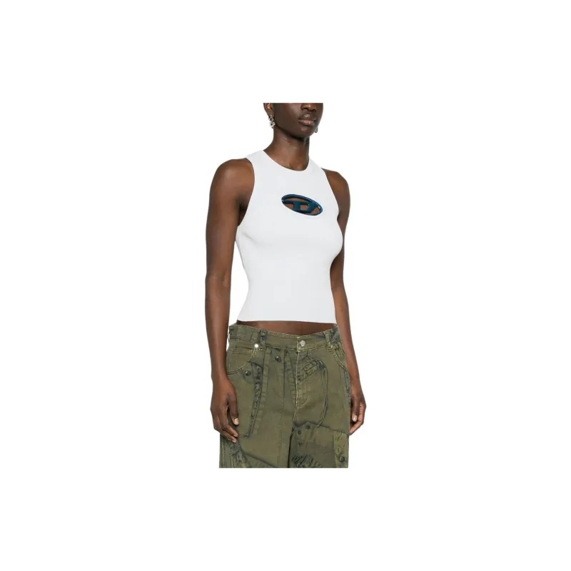 DIESEL Tank Tops Women's White-1