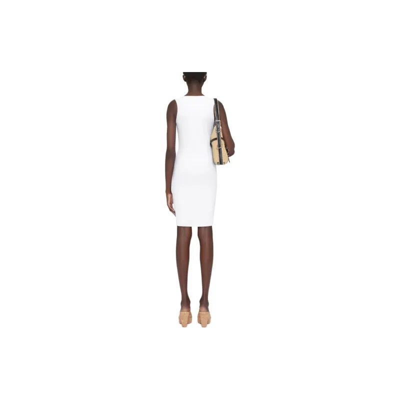 Givenchy 4G Plaque Ribbed Knit Tank Dress-2