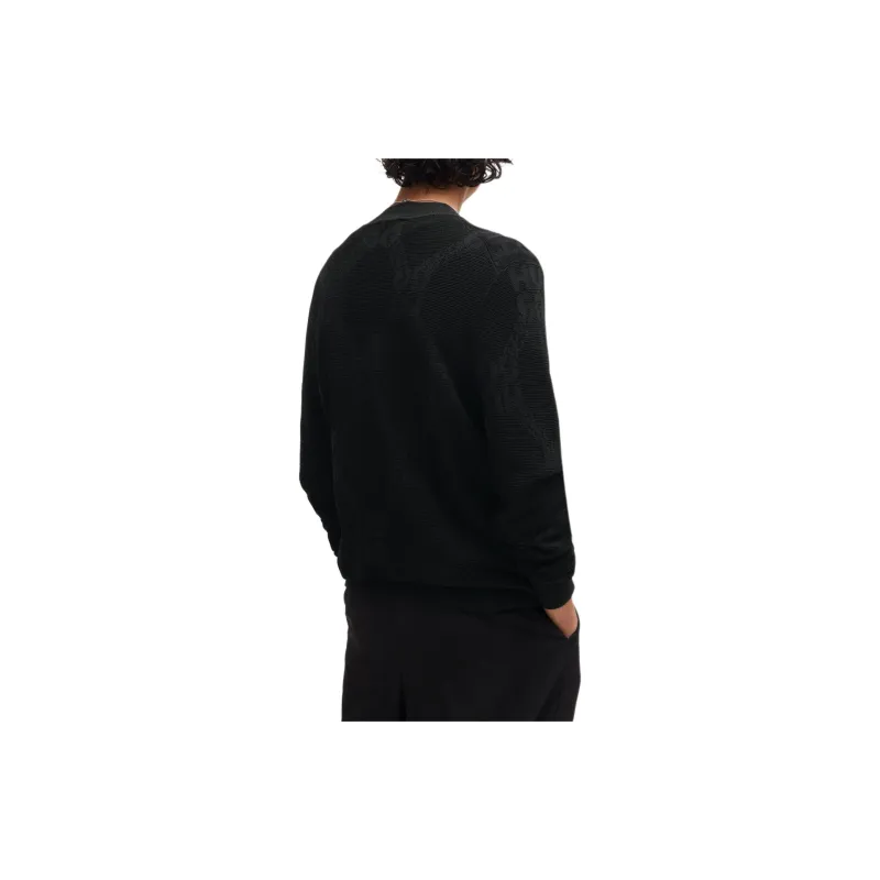 HUGO BOSS FW24 Knitwear Men's Black-3