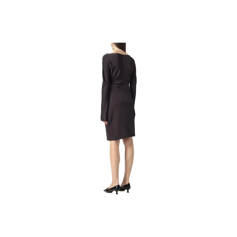 Bottega Veneta Long Sleeved Wrap Dress-2