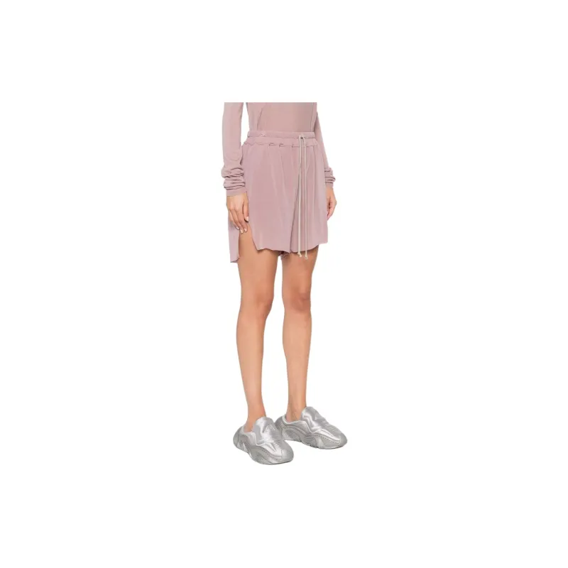 RICK OWENS Drawstring Jersey Shorts-3
